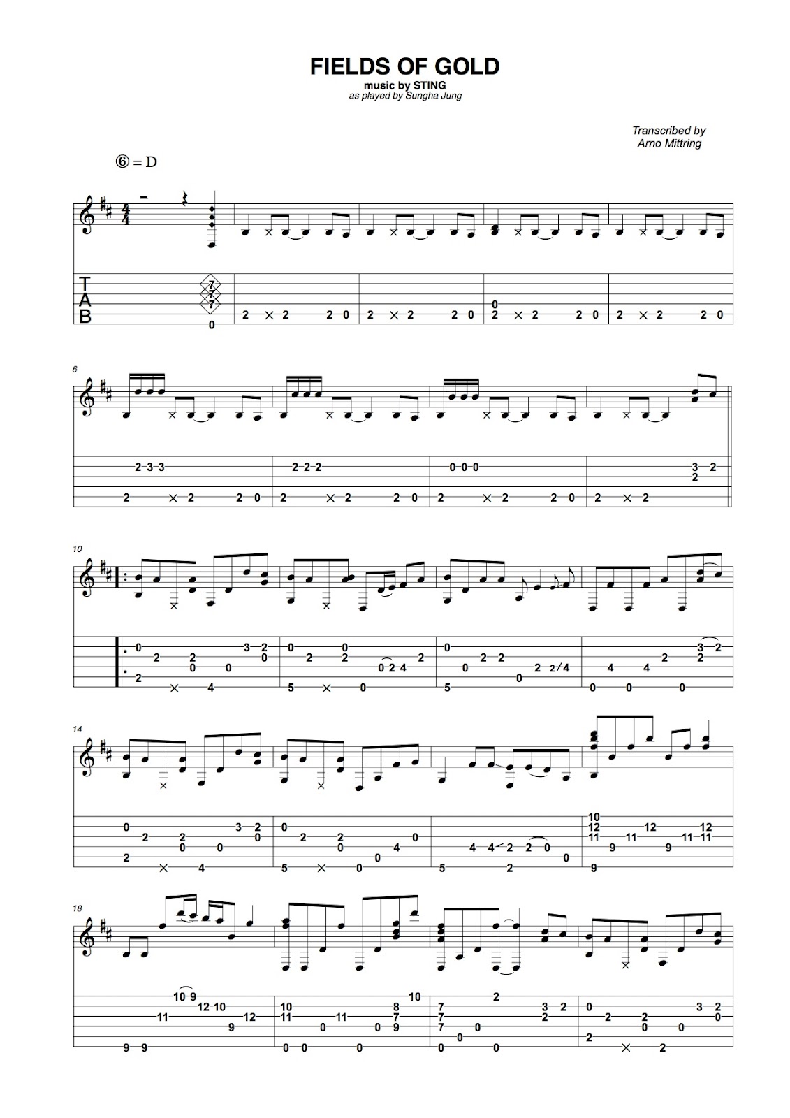 It Will Rain Sungha Jung Tabs Pdf